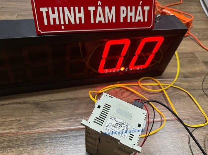 bảng Led hiển thị Modbus RTU RS485 dùng PLC